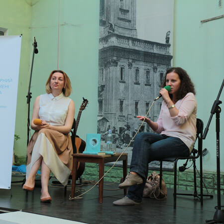 Book presentation with Ukrainian writer Yevhenia Senik in the frame of literary residency